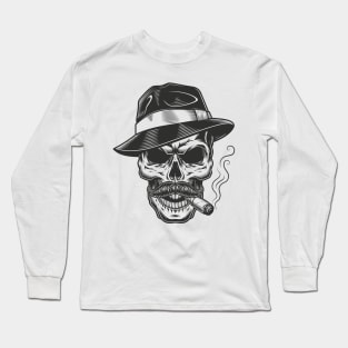 Skeleton head Long Sleeve T-Shirt